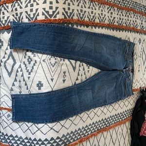 Dark wash Levi denim